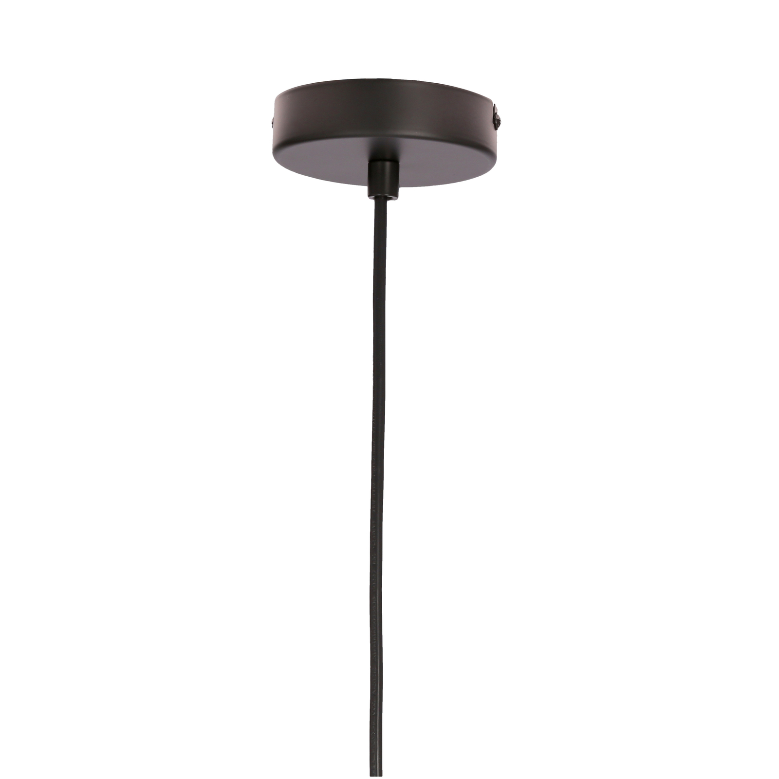 Lampa wisząca MOLDO czarny 1x40W E27 klosz dymiony