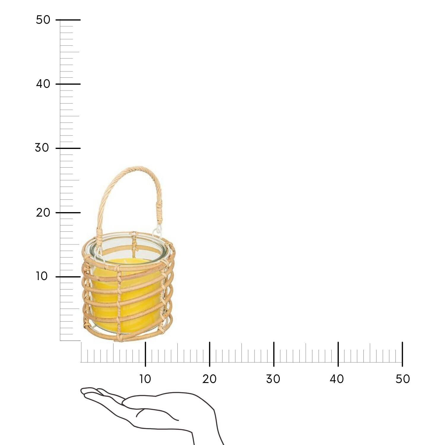 Świeca zapachowa w koszyku Citronnelle 430 g