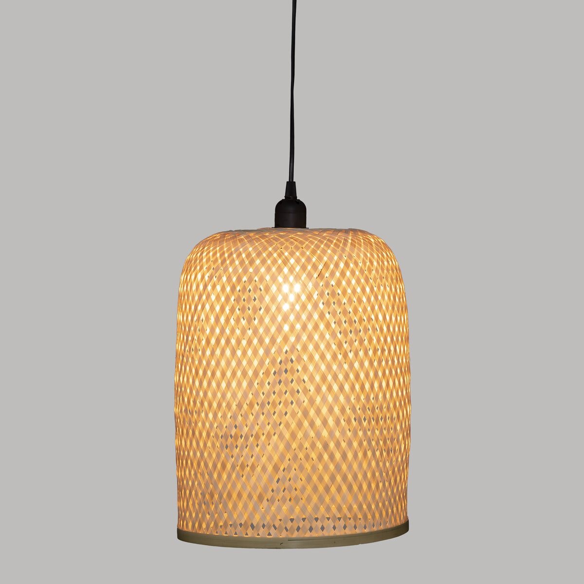 Lampa wisząca Ali 28cm bambus