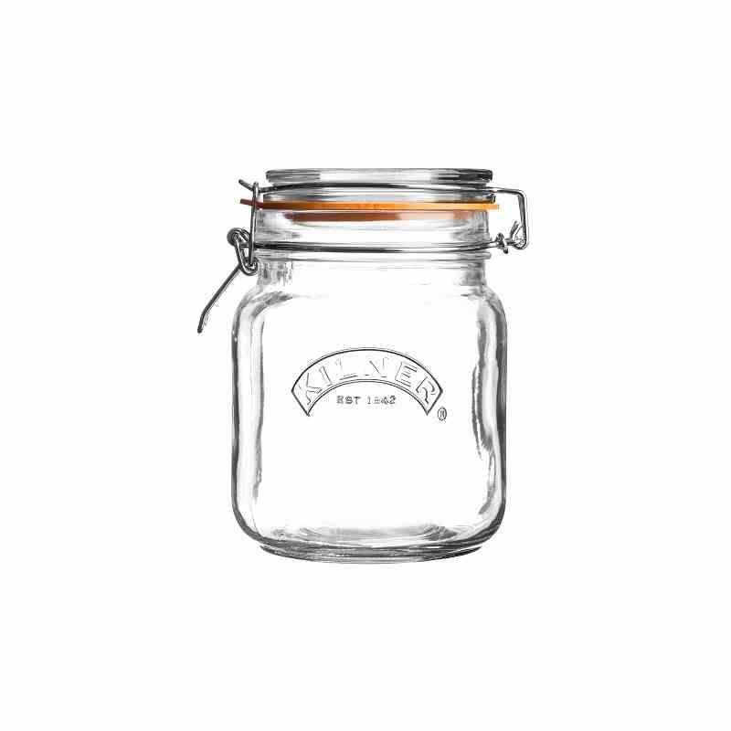 Słoik 1l, Square Clip Top Jar KILNER