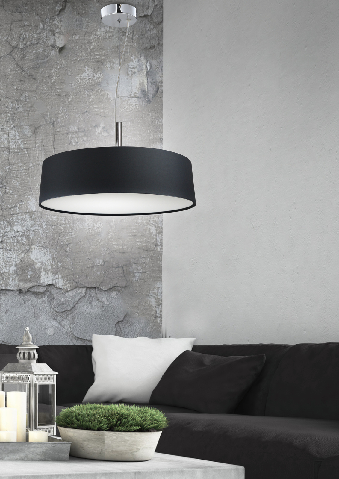 Lampa wisząca Blum 3x60W E27 czarny