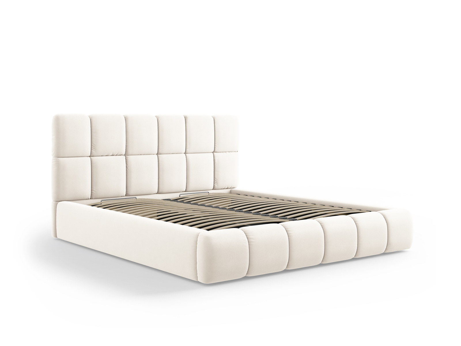 Łóżko Bellis Light Beige Velvet 180x200cm