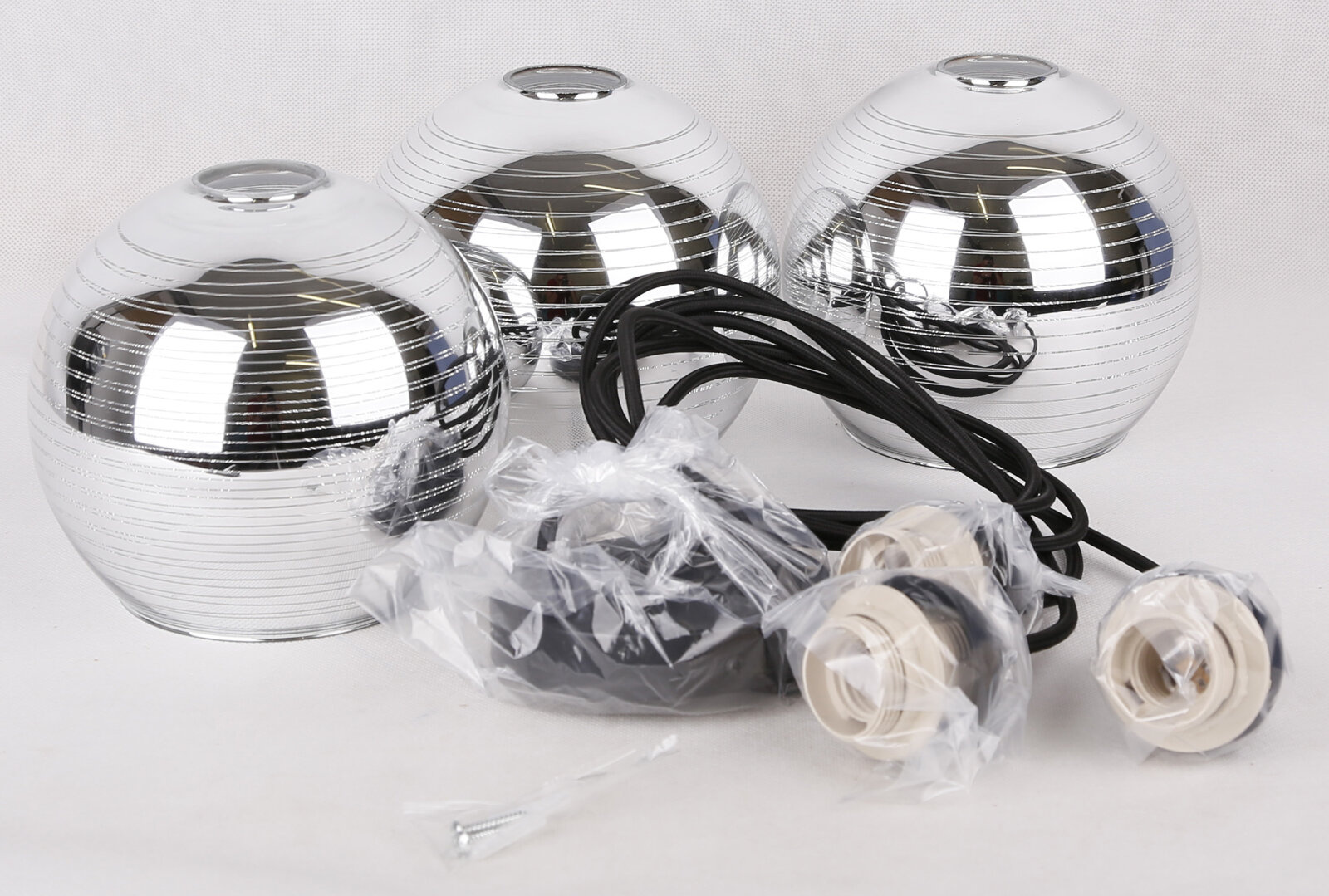 Lampa wisząca Trio 1 3x60W E27 chrom