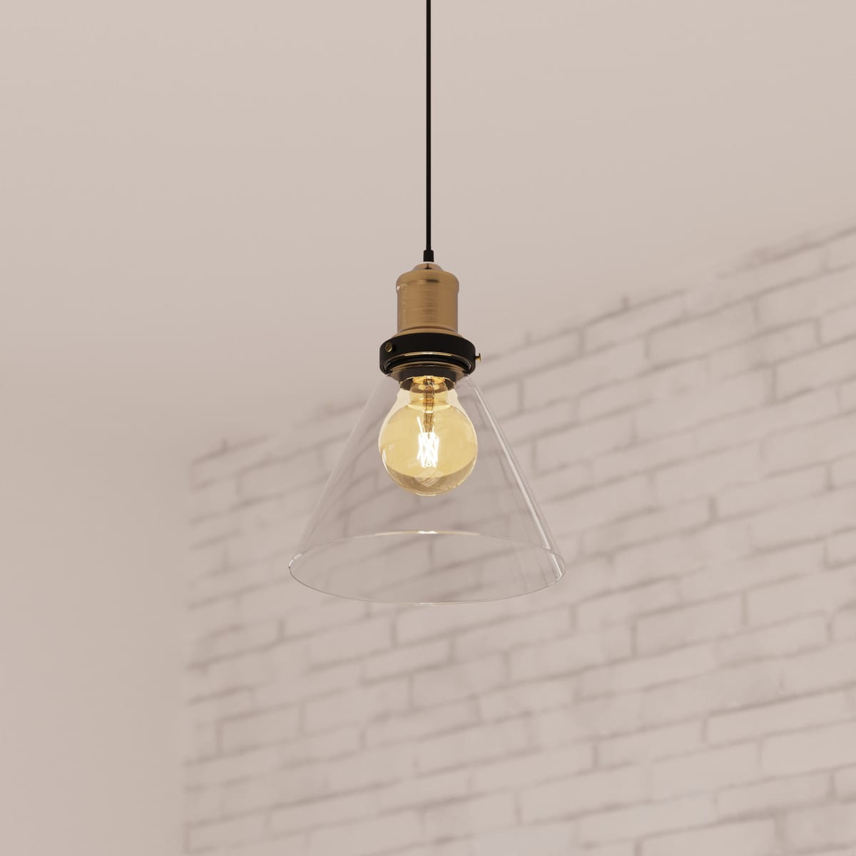 Lampa wisząca Alak vintage