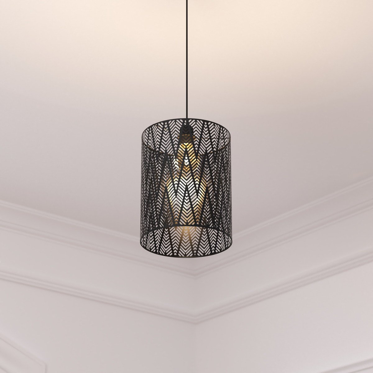 Lampa wisząca Cota czarna