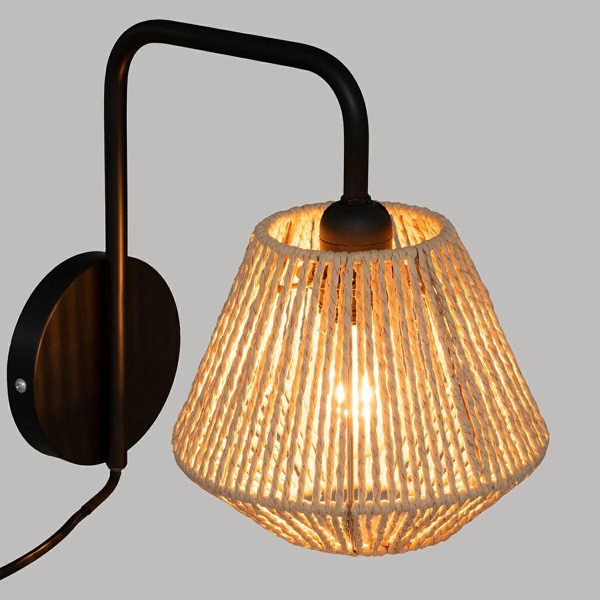 Lampa ścienna Jily naturalny/beżowy