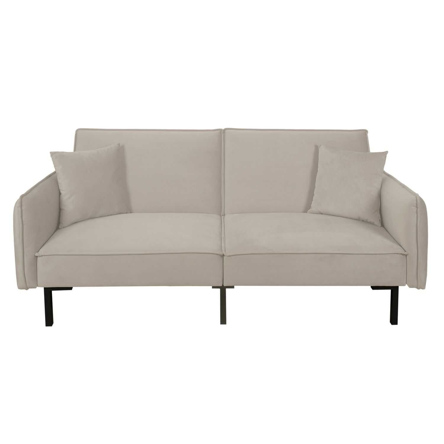 Sofa rozkładana Canif Velvet szara