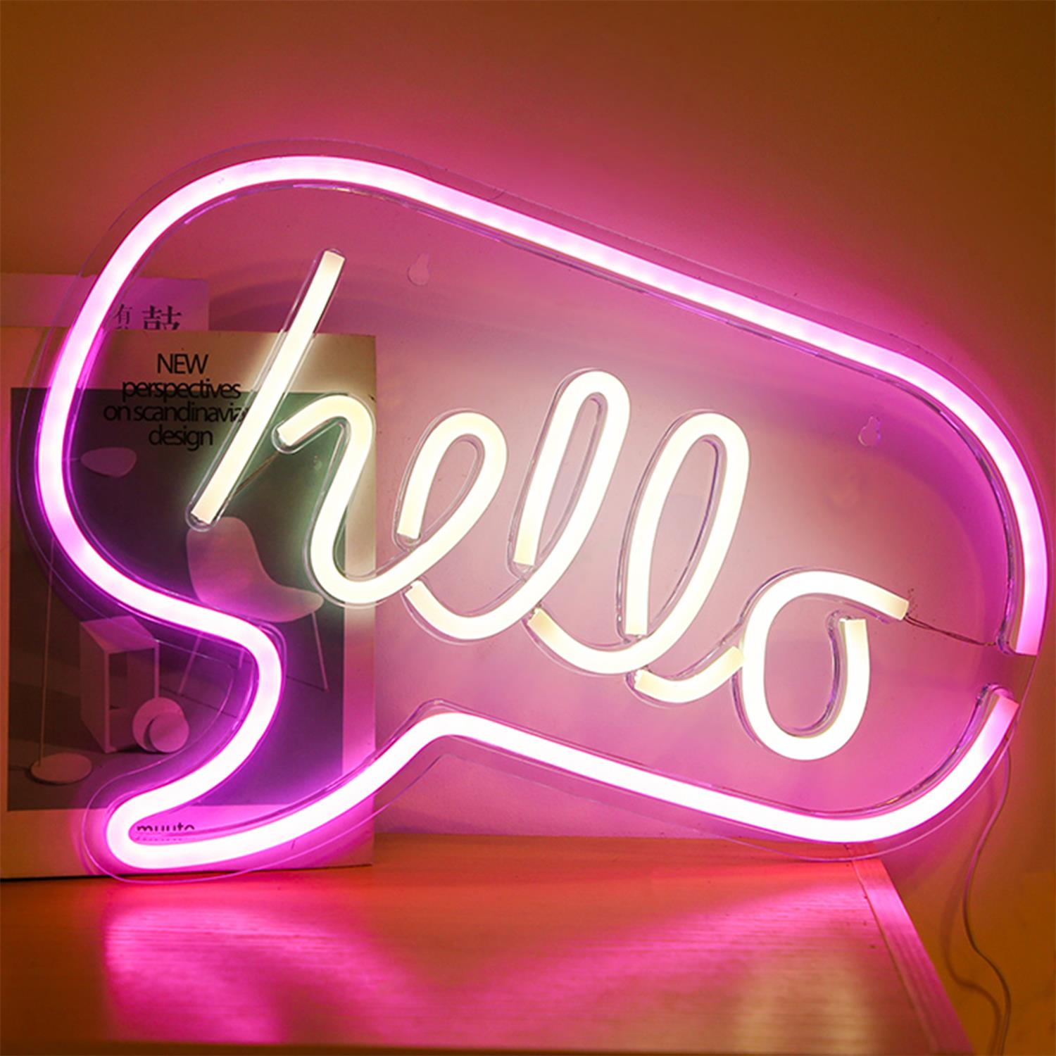 Lampa HELLO Neon LED