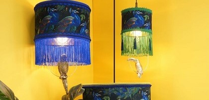 Lampy sufitowe niebieskie