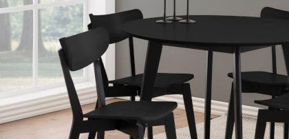 Krzesła loftowe czarne
