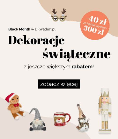 black month 25 dekoracje świateczne