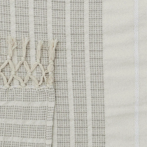 Koc/ Pled Cotton beżowy 160x130cm