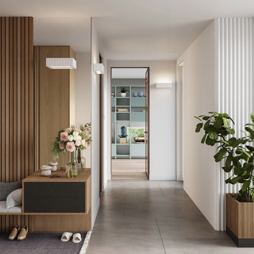 Kinkiet ścienny RIGATA biały nowoczesny ceramiczny do salonu i sypialni