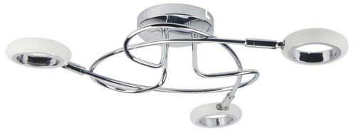 Lampa sufitowa Aurelion plafon 3x4W LED chrom 3000K