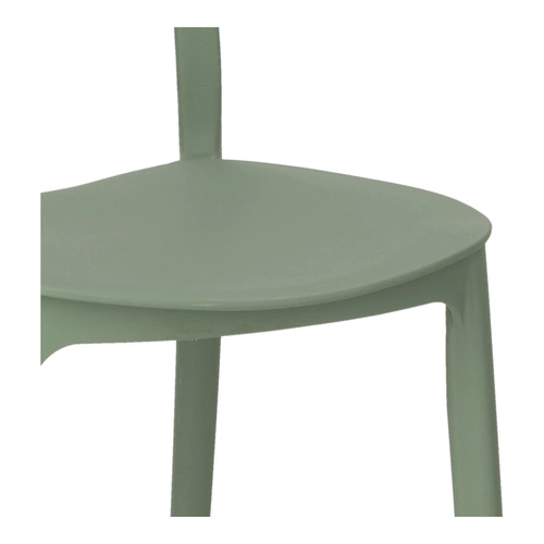 Krzesło Plasta zielone z polipropylenu do kuchni i ogrodu sztaplowane nowoczesne 5five