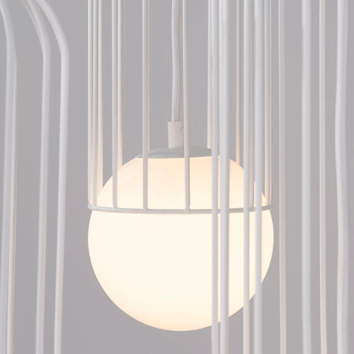 Lampa wisząca BRINA 3P biała nowoczesna do salonu i jadalni nad stół SOLLUX