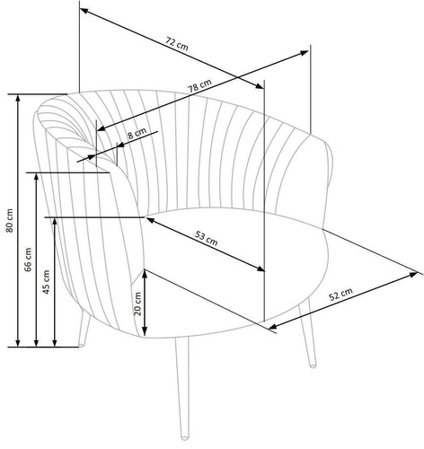 Fotel wypoczynkowy Dargo zielony welur nowoczesny do salonu na złotych nogach Intesi