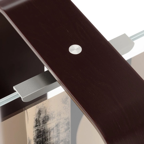 Ramka na zdjęcia 10x15 Bellwood orzechowa stojąca drewniana Umbra dwustronna