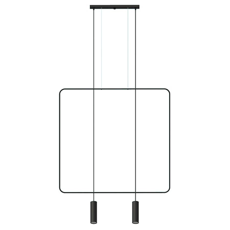 Lampa wisząca RANA 2 czarna