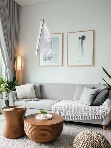 Lampa wisząca LED Cortina no. 1 nowoczesna transparentna do salonu i jadalni regulowana