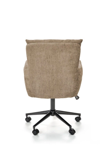 Fotel biurowy ergonomiczny Resof beżowy obrotowy z regulacją wysokości do pracy Intesi