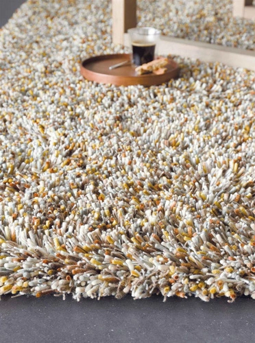 Dywan shaggy do salonu Shaggy Young 250x350 cm nowoczesny wełniany brązowy Carpets&More