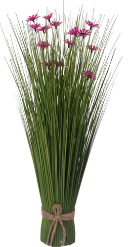 Sztuczna roślina szczypiorek fioletowy Intesi nowoczesny do salonu i kuchni 52 cm