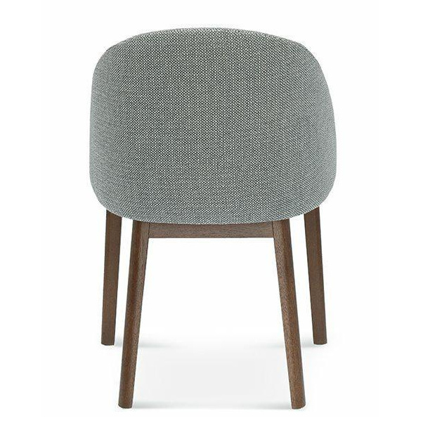 Krzesło tapicerowane Fameg Pop do jadalni i salonu personalizowane, nowoczesne, dąb premium
