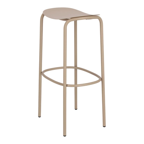 Hoker metalowy Trick 75 cm szary nowoczesny bez oparcia do kuchni i wyspy SCAB Design