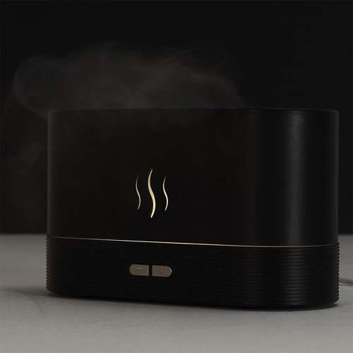 Elektryczny dyfuzor zapachowy LED Intesi czarny do domu energooszczędny