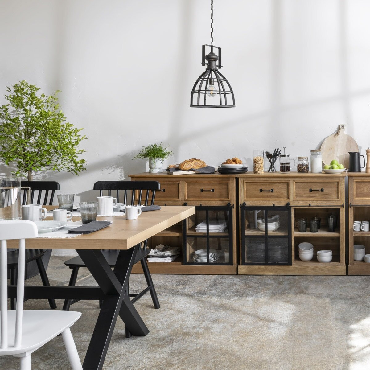 Lampa wisząca Niko vintage loftowa mosiądz do salonu i jadalni Atmosphera 40,5 cm