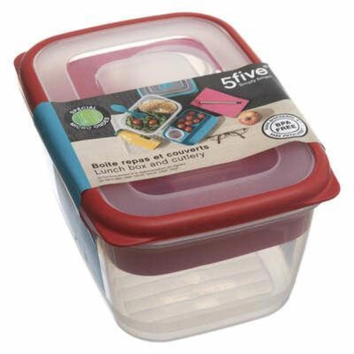 Lunch box śniadaniówka z przegródkami  1,7l czerwony
