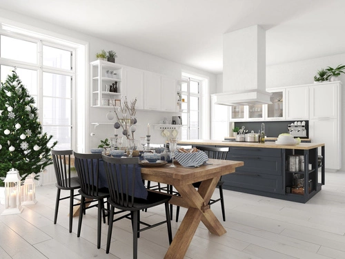 Krzesło drewniane Riano Actona czarne skandynawskie do jadalni i kuchni patyczak