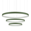 Żyrandol RIO 3 55/78/110 zielona oliwka  LED 3000K