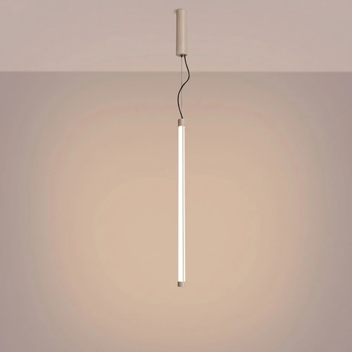 Lampa wisząca TRANG 75 LED taupe regulowana nad wyspę do kuchni
