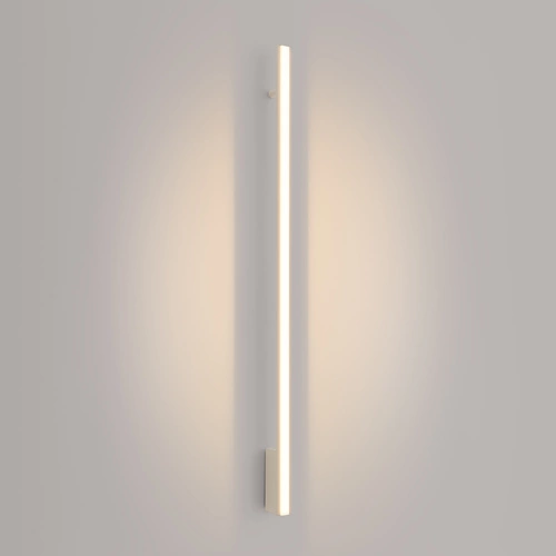 Kinkiet ścienny LED LAGOM 120 beżowy nowoczesny aluminiowy do salonu i sypialni Thoro