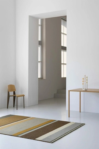 Dywan do salonu nowoczesny Artisan Stack Orche 250x350 wełniany prostokątny łatwy w czyszczeniu