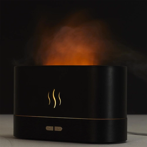 Elektryczny dyfuzor zapachowy LED Intesi czarny do domu energooszczędny