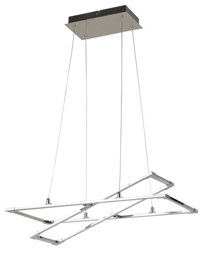Lampa wisząca Kseros 60x30 35W LED  srebrno szary 4000K
