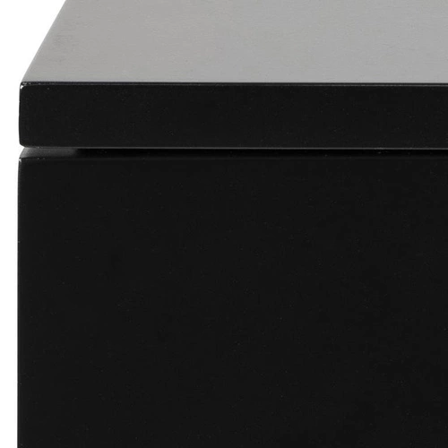 Szafka nocna Avignon wisząca czarna 37 cm, nowoczesny styl, Actona, elegancki design