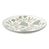 Taca dekoracyjna okrągła ceramiczna Miłorząb biała House Nordic 35,5 cm