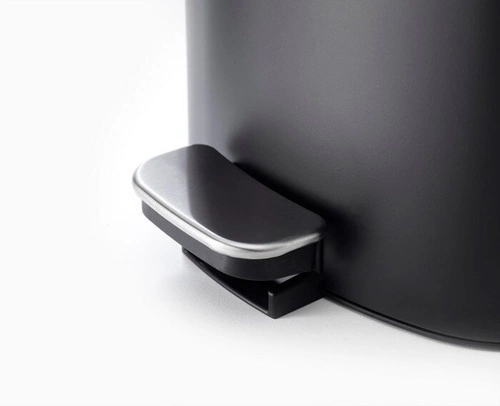 Joseph Joseph EasyStore kosz na śmieci do łazienki 5l czarny matowy z pedałem owalny