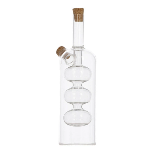 5five simply smart szklana butelka na oliwę i ocet 2w1 z korkiem 290 ml