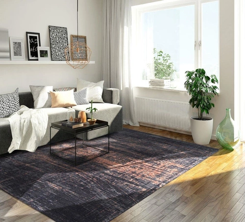 Dywan nowoczesny Soho Copper 280x360 bawełniany do salonu z krótkim włosiem Louis de Poortere