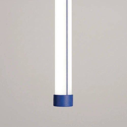 Lampa wisząca TRANG 50 LED ultramaryna nad wyspę regulowana

