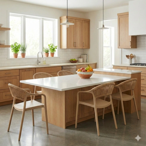 Krzesło Osma beżowe Intesi z polipropylenu boho sztaplowane łatwe czyszczenie