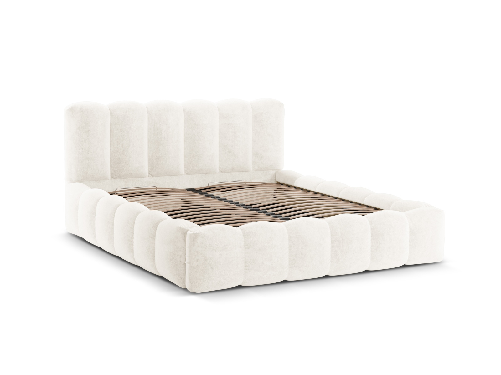 Łóżko Lupine Light Beige Chenille 140x200