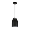 Lampa wisząca Icaro czarny 1x40W E27  klosz czarny