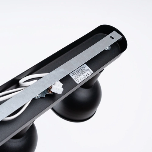 Plafon sufitowy ELBA 3 czarny loftowy metalowy do salonu i jadalni SOLLUX LIGHTING