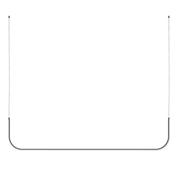 Nowoczesna lampa wisząca LED MINIMA-1 czarna 80 cm nad stół do salonu